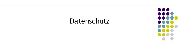 Datenschutz